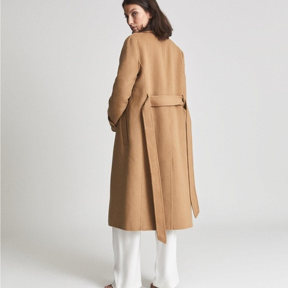 Reiss Brooks belted long coat - Picture 2 of 7